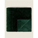 George Home plain faux fur throw 130x170cm (British brand)