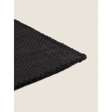 George Home black waffle throw 120 x 150cm, UK version