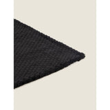 George Home black waffle throw 120 x 150cm, UK version