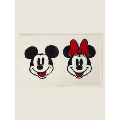 George Home retro Disney Mickey and Minnie Mouse bath mat 50x80cm (British brand)