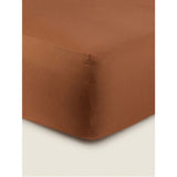 George Home mocha fitted sheet king size, UK version