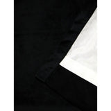 George Home black velvet eyelet curtains - British product