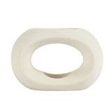 George Home white oval textured oil burner (British brand)
