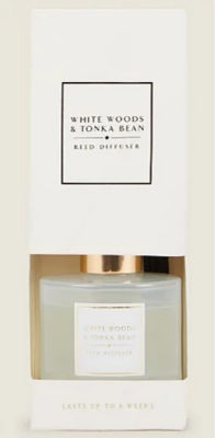 George Home reed diffuser Classic White Woods and Tonka Bean, UK version