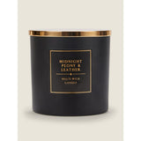 George Home Midnight Peony & Leather XL candle, UK version