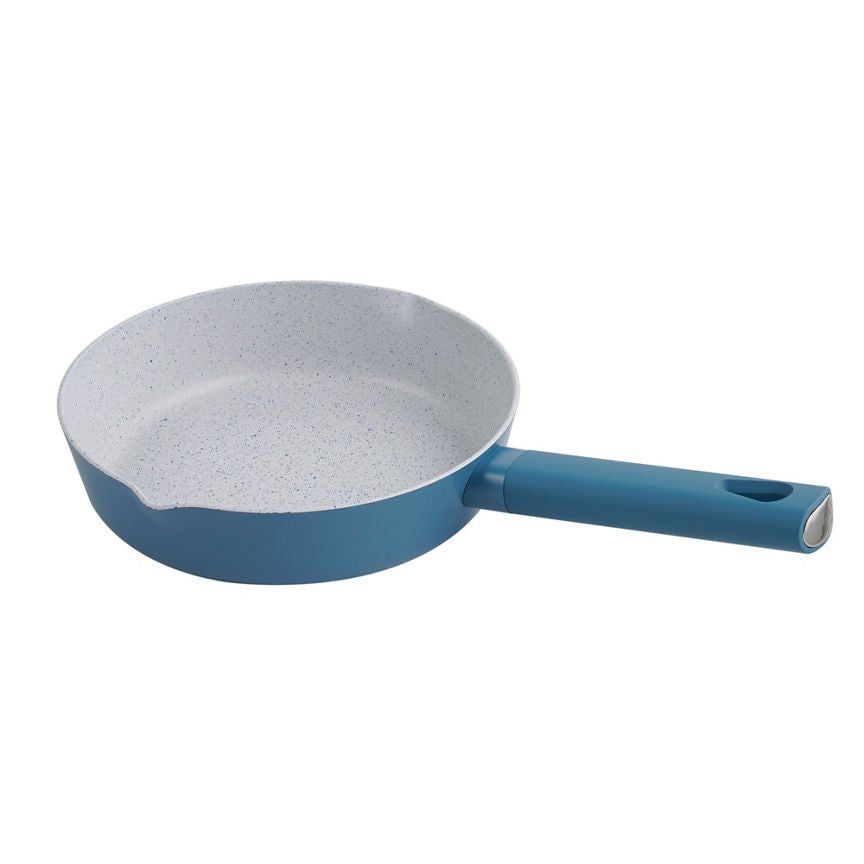 George Home Blue & White Pure Frying Pan 24cm GOODS ASDA   