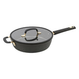 George Home Black Barbican saute pan 28cm, imported from the UK