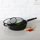 George Home Black Barbican saute pan 28cm, imported from the UK