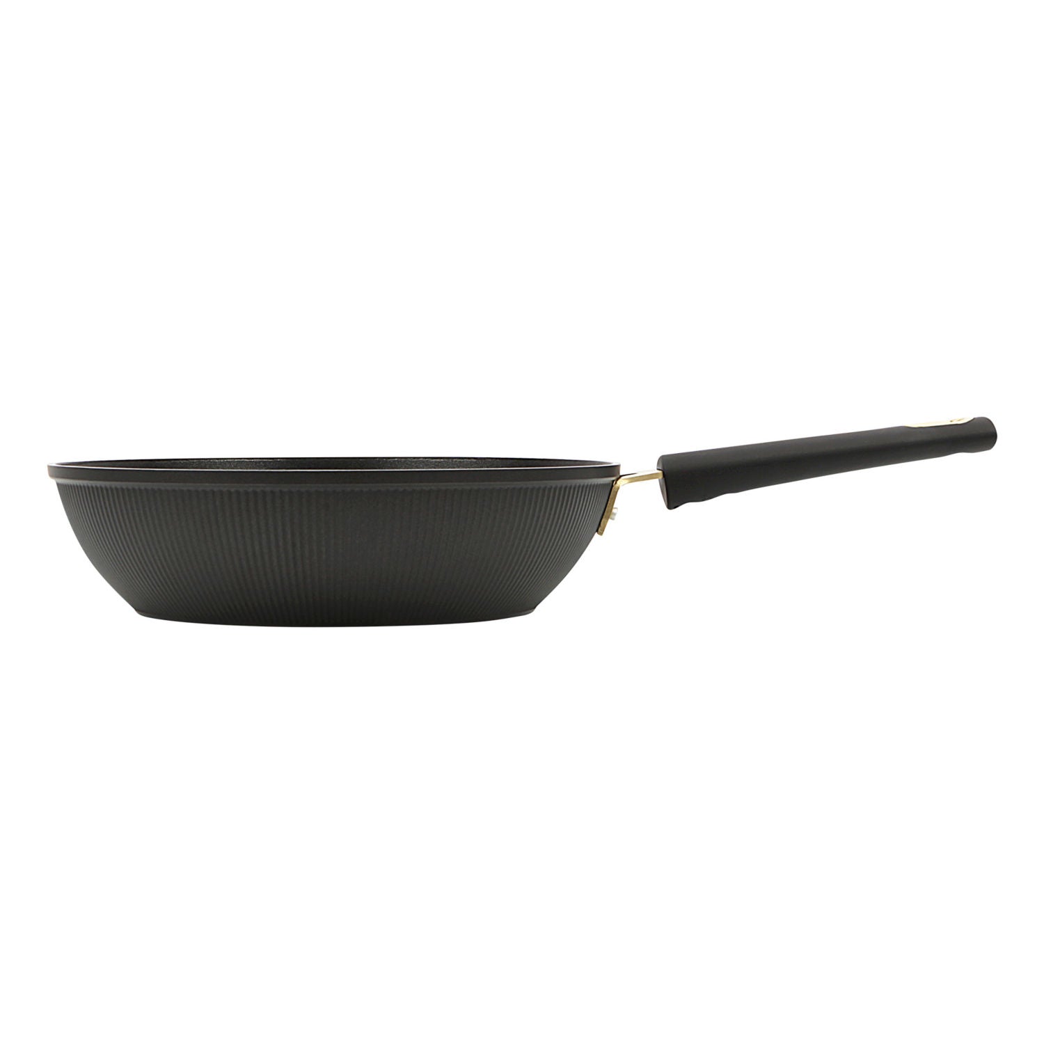 George Home Black Barbican Wok 28cm non-stick pan, UK version