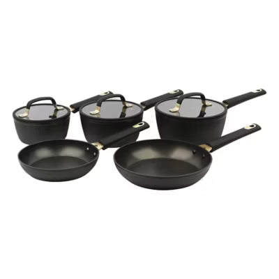 George Home Black Barbican 5-piece pan set, UK version