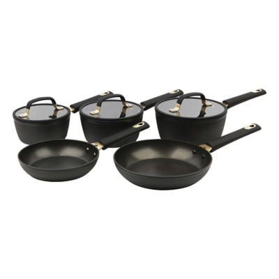George Home Black Barbican 5-piece pan set, UK version