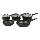 George Home Black Barbican 5-piece pan set, UK version