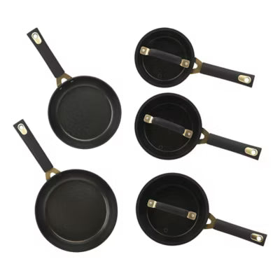 George Home Black Barbican 5-piece pan set, UK version