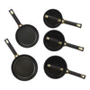 George Home Black Barbican 5-piece pan set, UK version