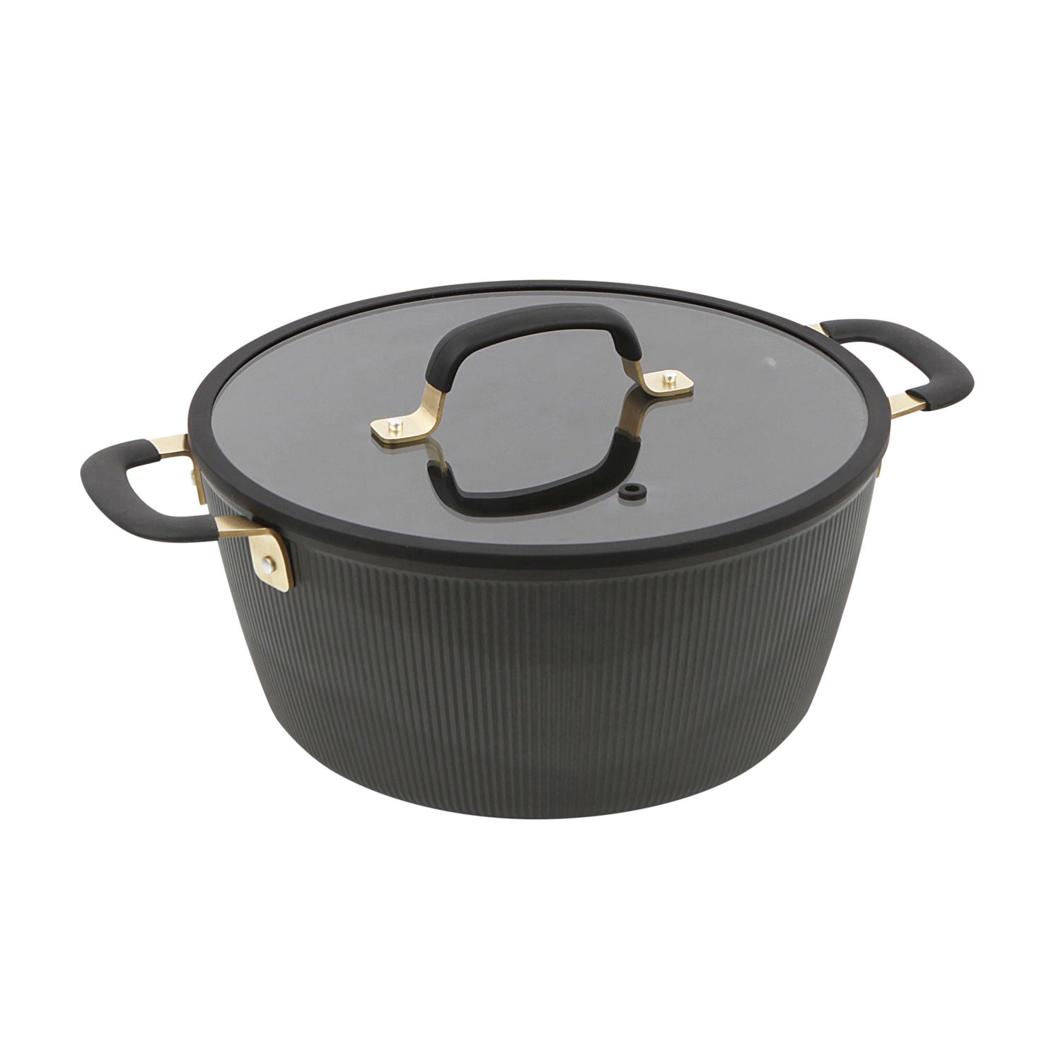 George Home Black Barbican stockpot 28cm, UK version