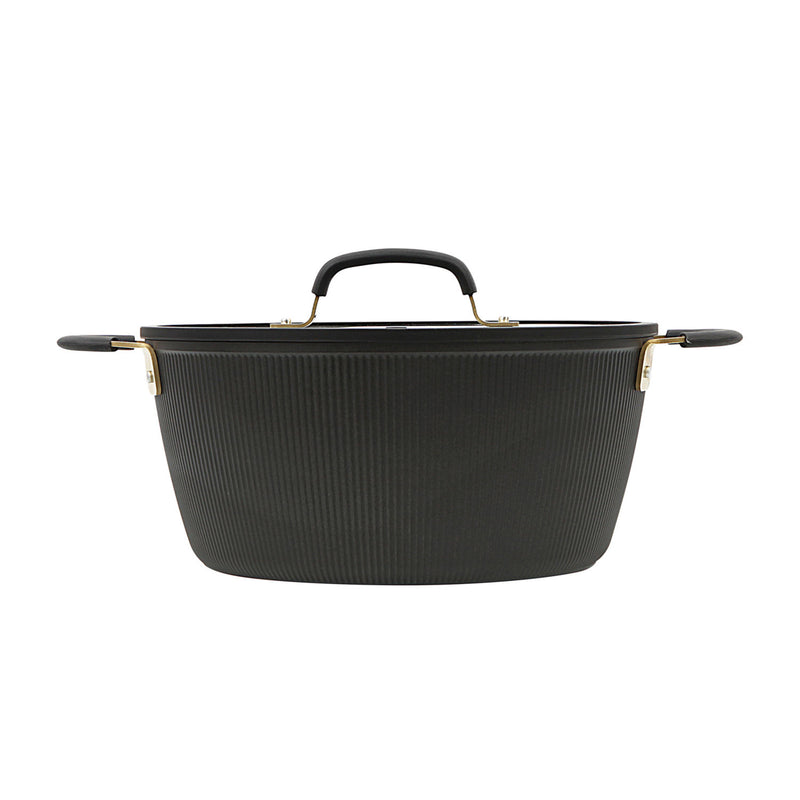 George Home Black Barbican stockpot 28cm, UK version