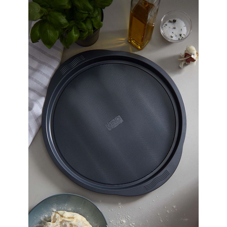 Gino D'Acampo Black Pizza Tray 15 Inch