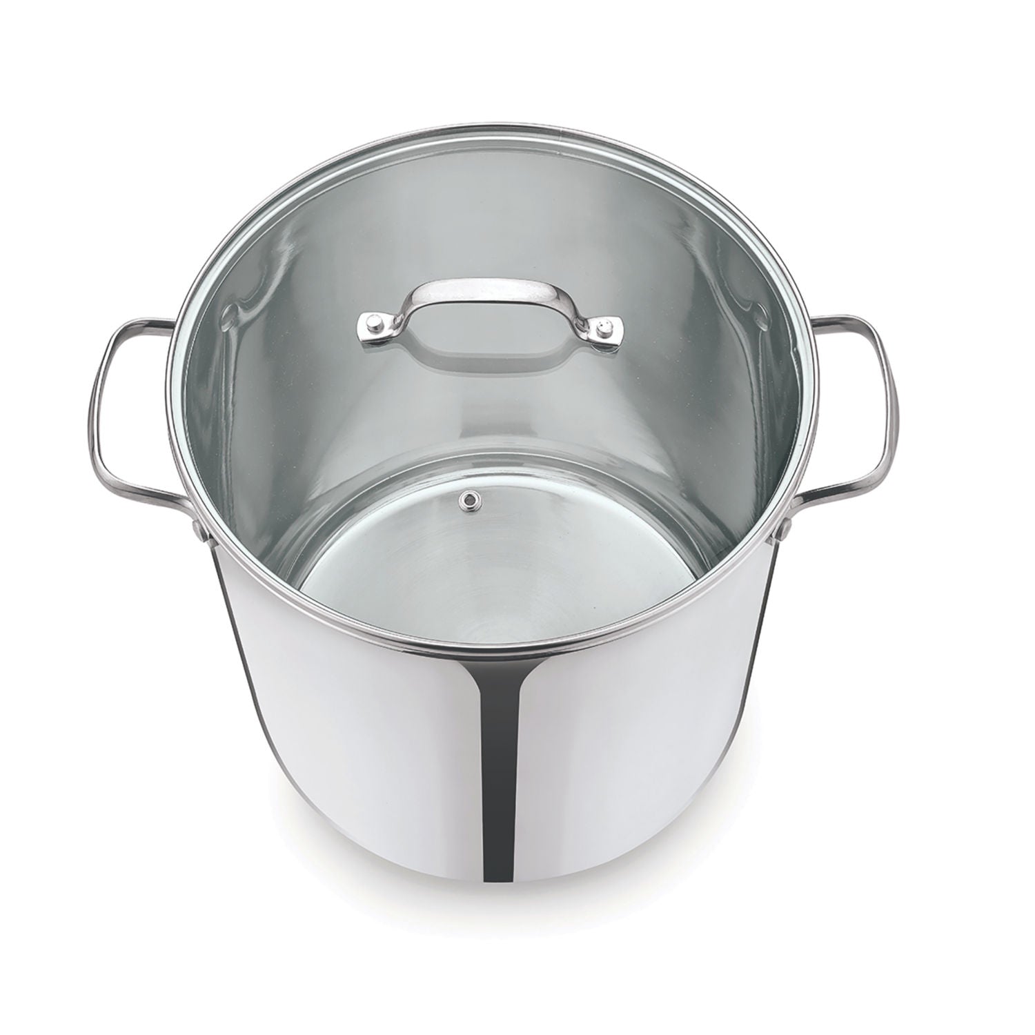 George Home stock pot silver stainless steel 15L, UK version
