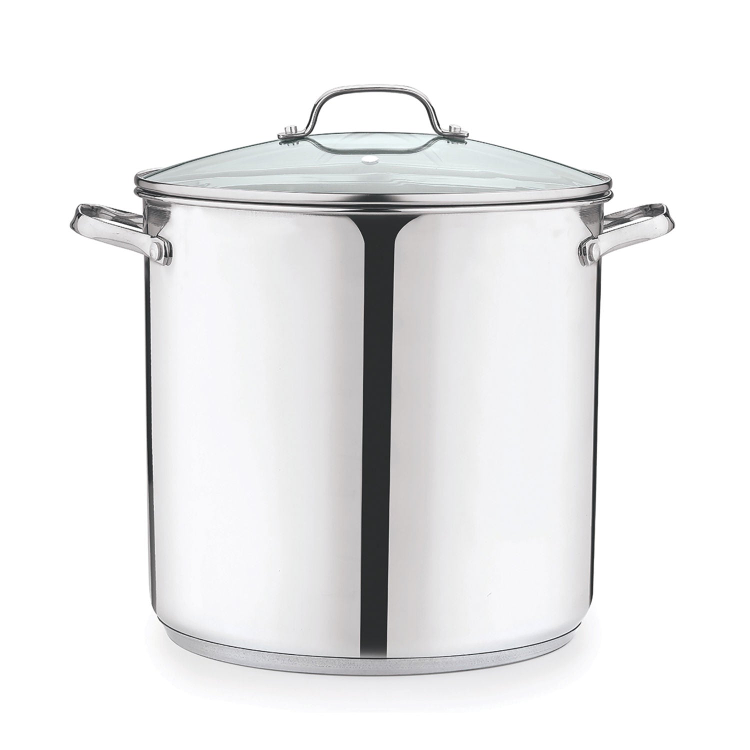 George Home stock pot silver stainless steel 15L, UK version