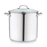 George Home stock pot silver stainless steel 15L, UK version