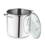 George Home stock pot silver stainless steel 15L, UK version