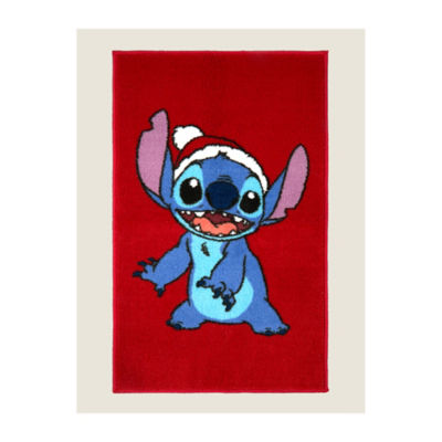 ASDA Disney Stitch Print Christmas Bath Mat 50 x 80cm- Buy online at McGrocer