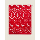 George Home Fairisle Christmas guest towel red and white - British product