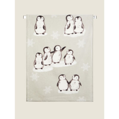 George Home Christmas penguin guest towel set 2 pieces, UK version