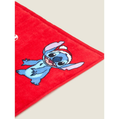 Disney small Stitch print Christmas hand towel (British brand)