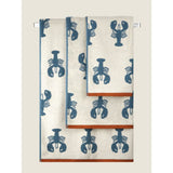 George Home blue lobster bath sheet, imported from the UK