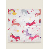 George Home White Unicorn Fleece Blanket GOODS ASDA   