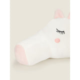 George Home white unicorn cuddle cushion 30x45x25cm, imported from the UK
