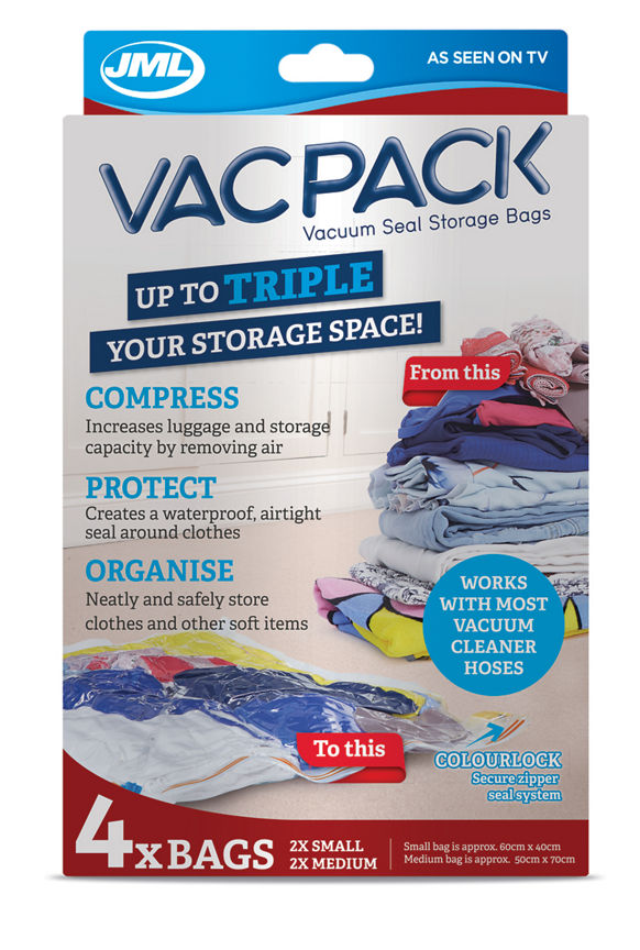 JML S/M Vac Pack Go Replacement Bags GOODS ASDA   