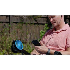 JML Chillmax Go Fan black portable cordless fan, UK version