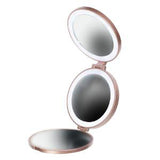 JML tri-fold mirror with ring lights and magnifying panels - British product