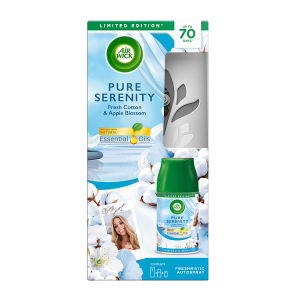 Air Wick automatic spray refill Pure Serenity fresh cotton apple blossom 250ml, UK version