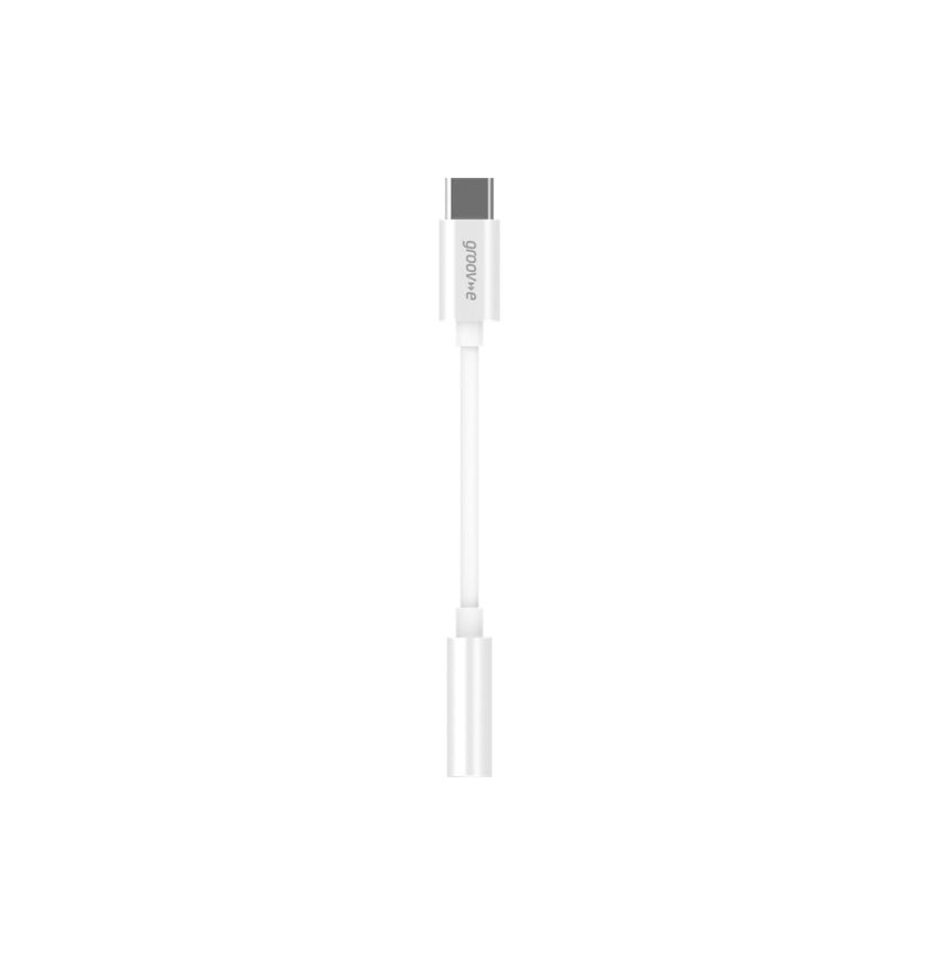 Groov-e Audio Adapter USB-C to 3.5mm Female AUX Adapter 10cm GOODS ASDA   