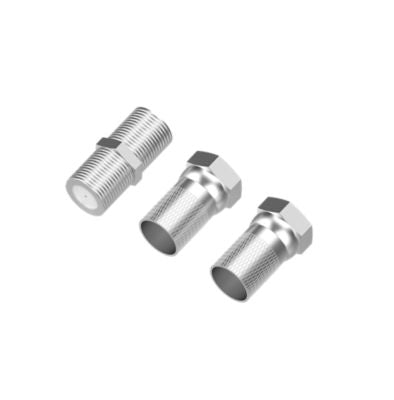 Groov-e Coax F-Stecker-Adapter Doppelpack Anschlusskit 2