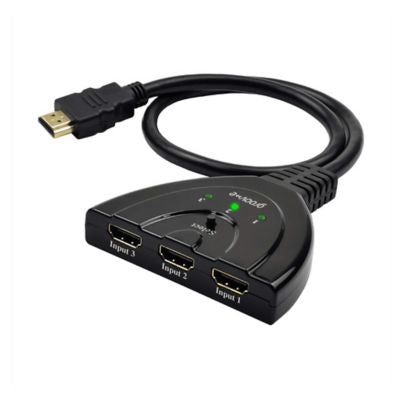Groov-e 3-Port 4K HDMI Switch, imported from the UK