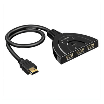 Groov-e 3-Port 4K HDMI Switch, imported from the UK
