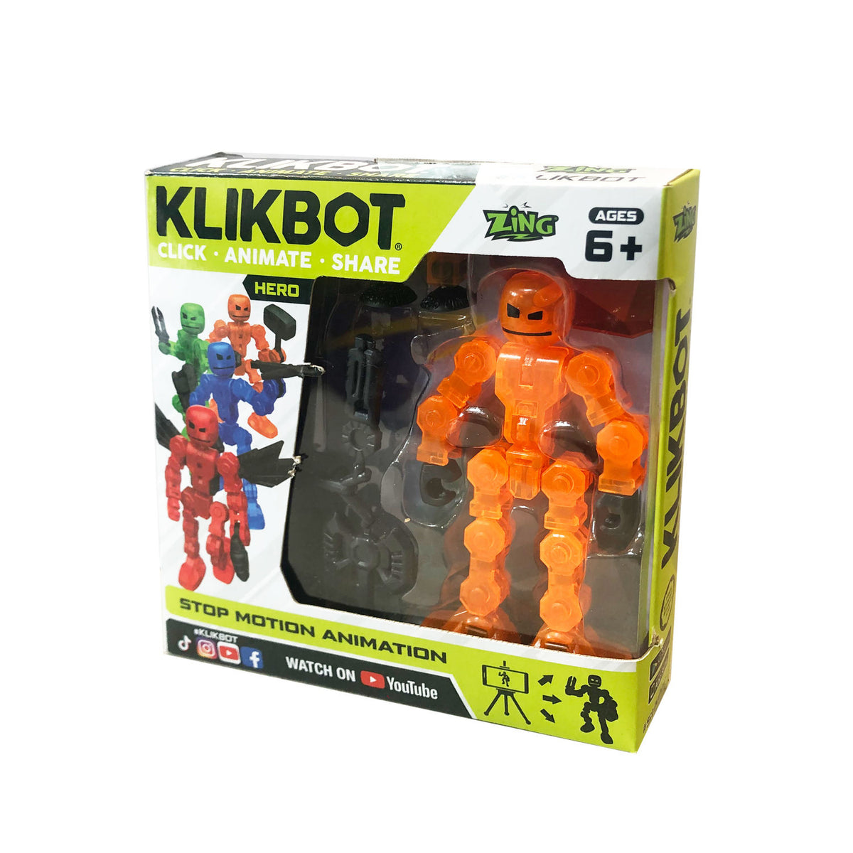 Klikbot Hero Single Figure collectible toy 10.5cm - British product