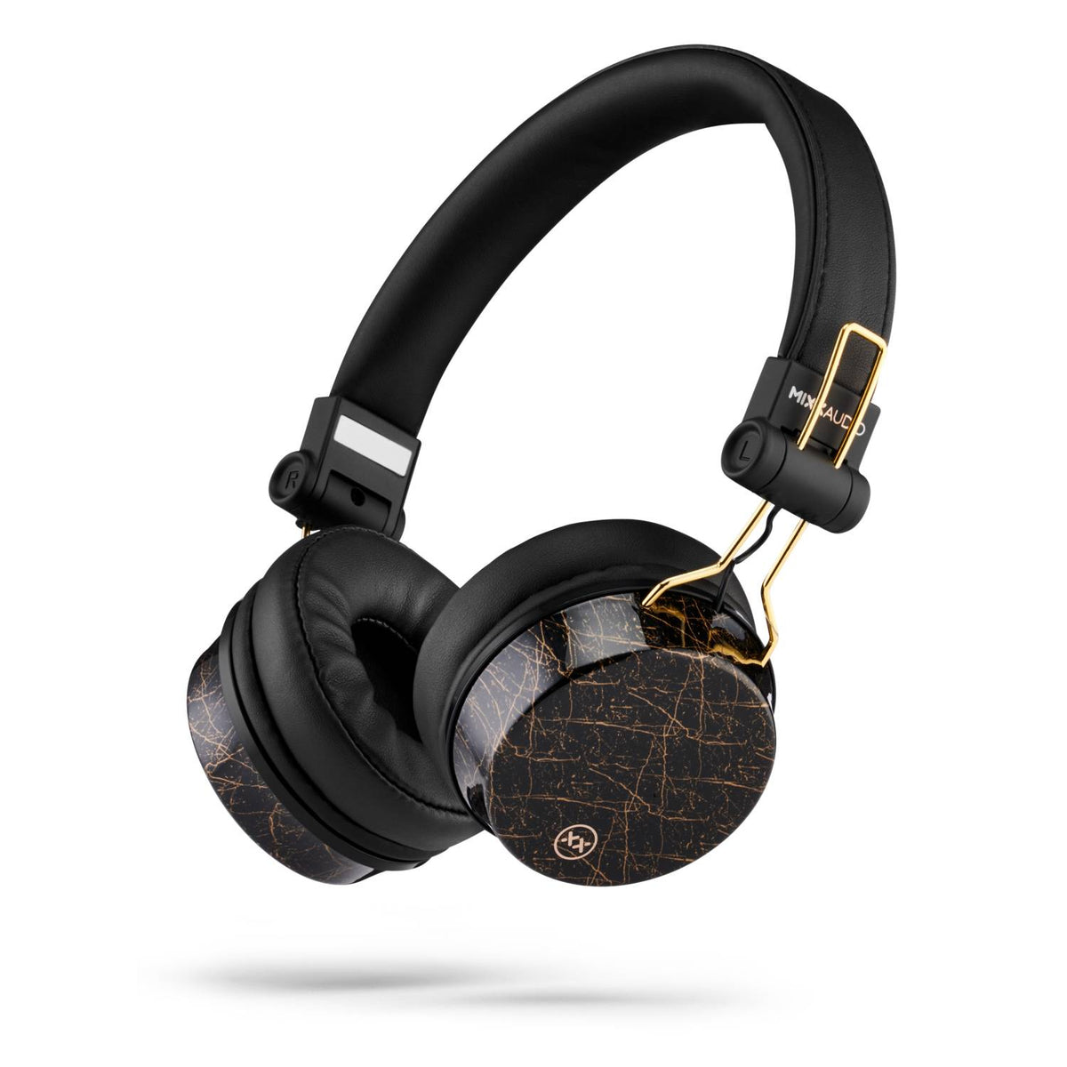 Mixx OX2 wireless on-ear headphones black marble - British product