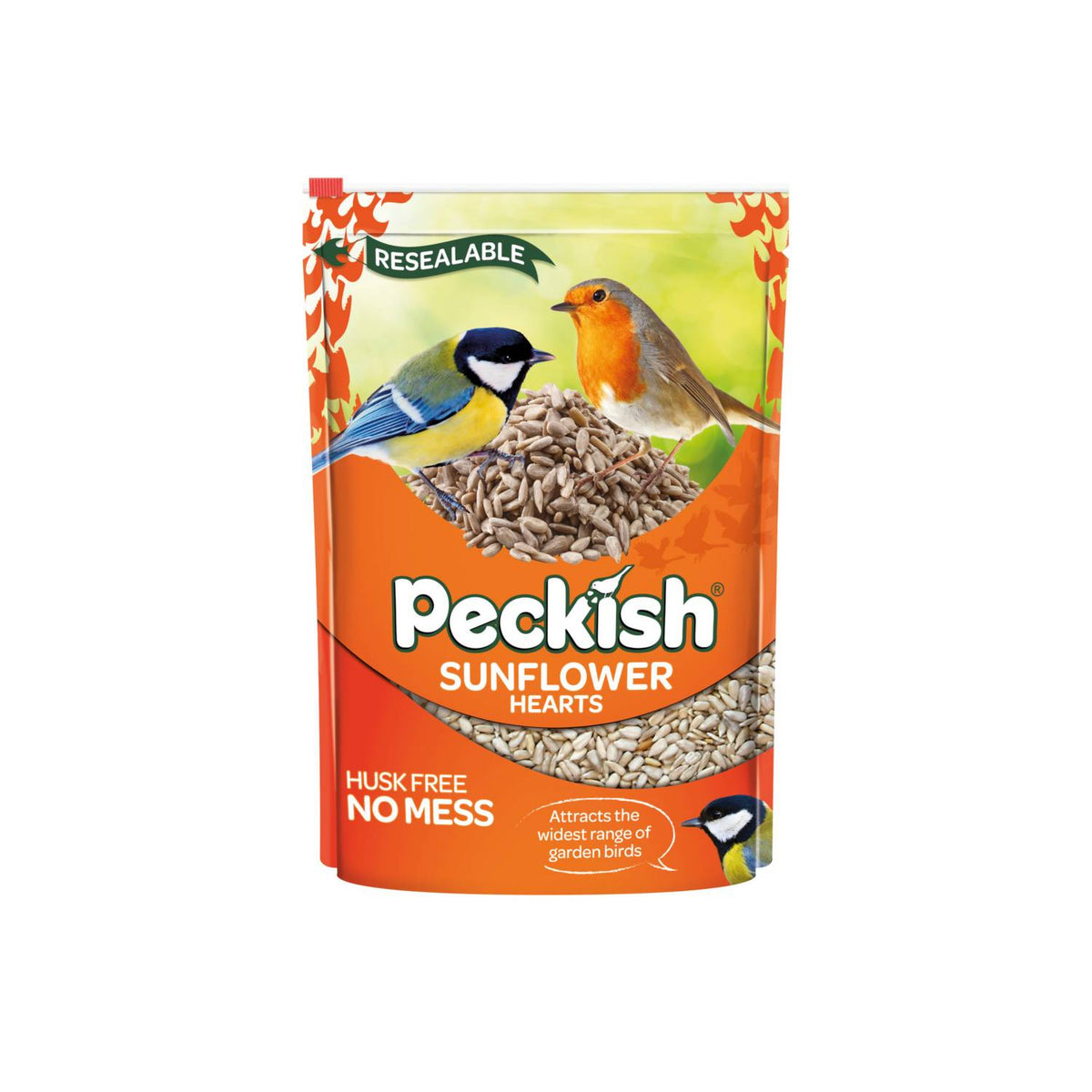 Peckish bird food sunflower hearts 1kg, UK version