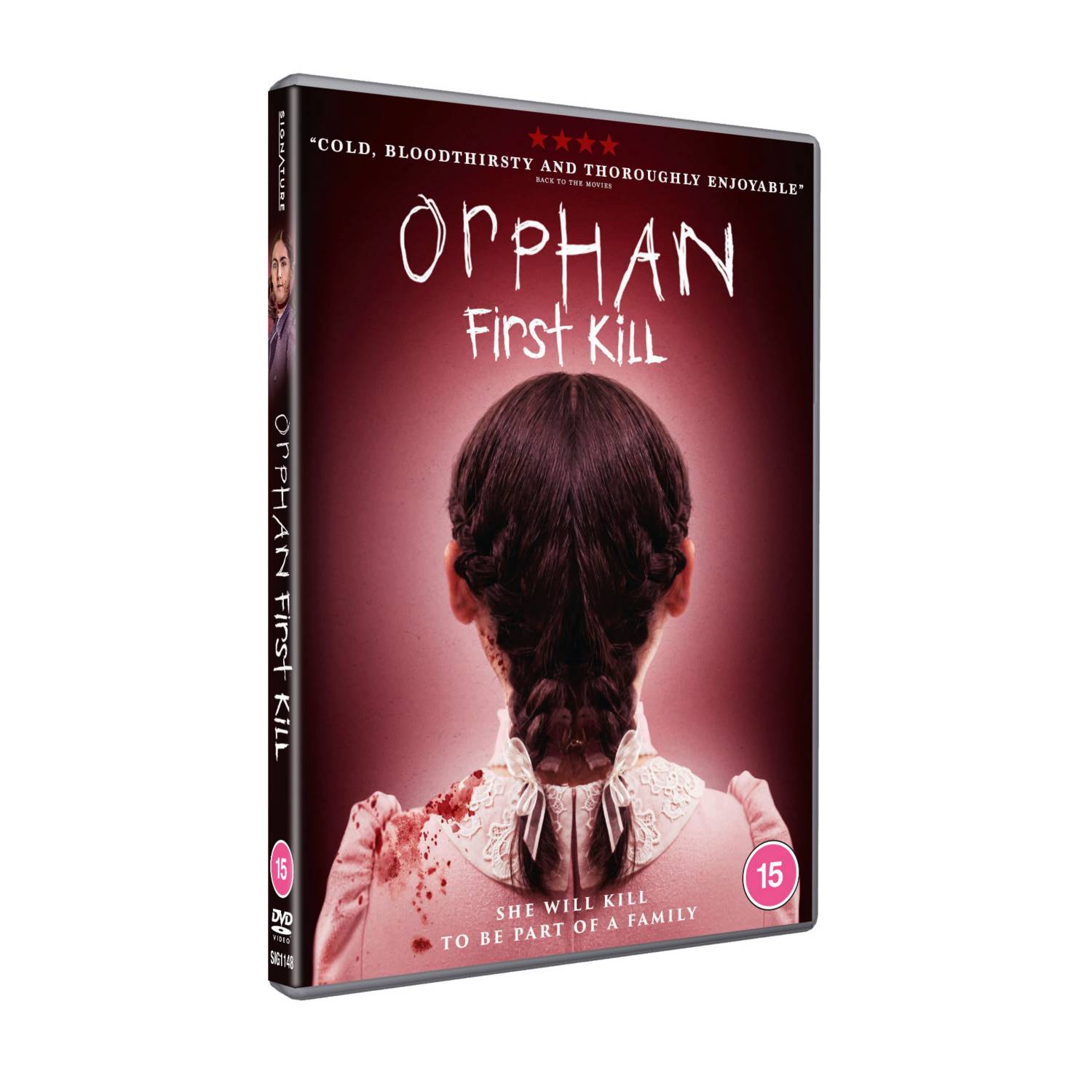 Orphan First Kill DVD horror prequel film (British brand)