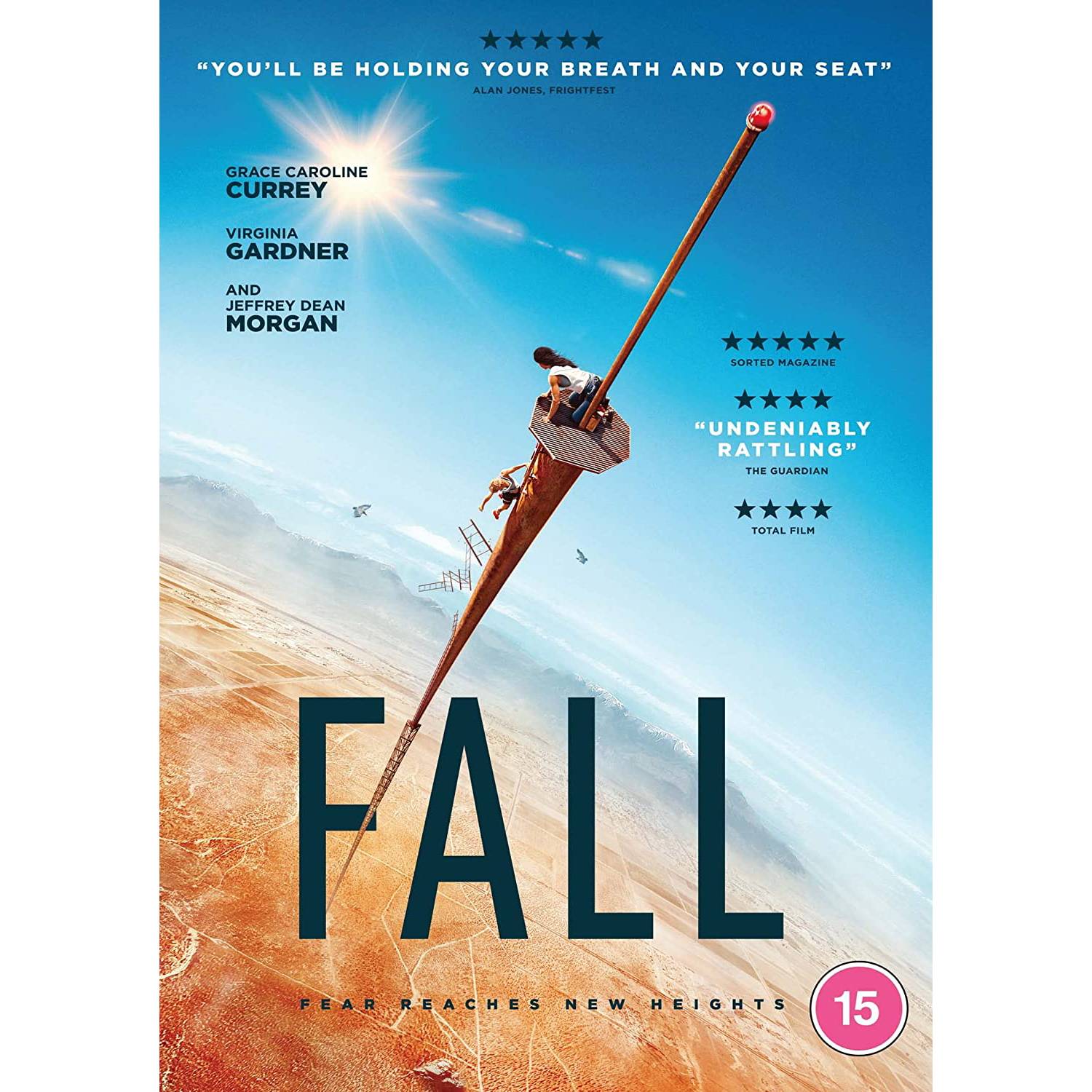 Fall DVD survival thriller starring Grace Fulton, UK version