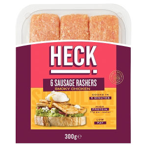 Heck Smoky Chicken Gluten Free Sausage Rashers 6 Pack 300g