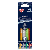 Oxford Helix metallic gel pens 4 pack - British product