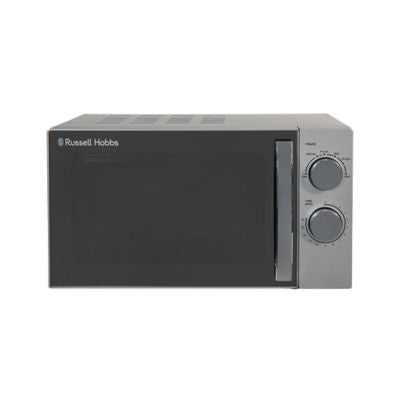 Russell Hobbs silver microwave 17L, imported from the UK