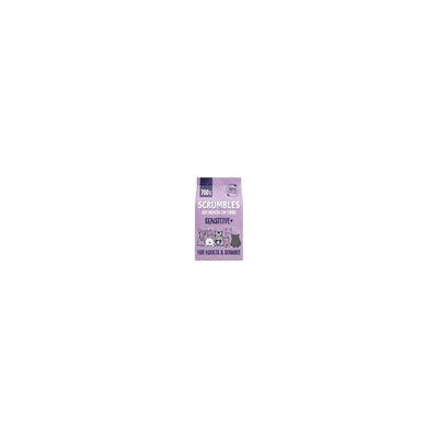 ASDA Scrumbles Gut Friendly Cat Food Sensitive+ Dry Cat Food 700g- Buy online at McGrocer
