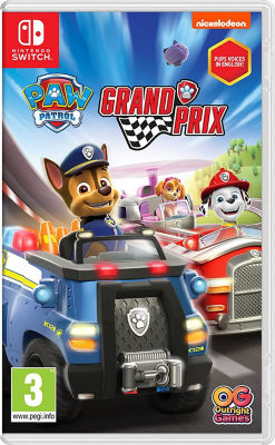 Nintendo Paw Patrol Grand Prix Switch video game, imported from the UK